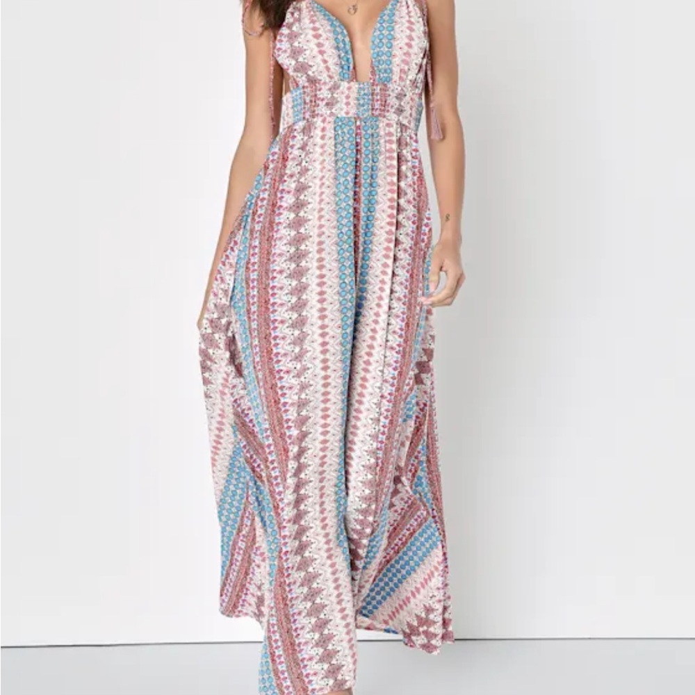 Multicolor Bohemian Maxi Dress